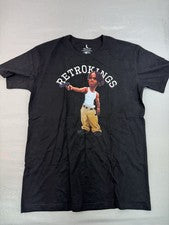 Camiseta Retro Kings O Dog Toon Negra Para Hombre Talla Grande Estampado Gráfico NUEVA SIN ETIQUETAS