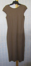 Nuevo con etiquetas Vestido sin mangas Wild Fable marrón acanalado abertura lateral espalda baja para mujer talla XL