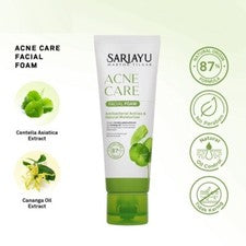 Espuma facial para el cuidado del acné Sariayu 75 g EE. UU. libre de impuestos