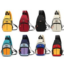 Moda Bolso de Pecho Bandolera Mochila Multifuncional para Hombres y Mujeres