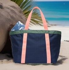 🌊 NUEVO Victoria's Secret VS Weekender 🏖️ Toalla de playa azul rosa