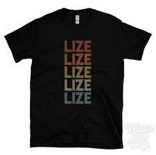 CAMISETA ESTILO RETRO TALLA REPETIDA Hombre y Mujer Novedad Genial Nombre Regalo