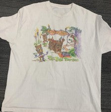 Camisa Jimmy Buffett Tiki Time Tour 2003 Clásica Blanca Unisex S-2345XL