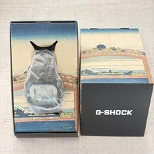Casio G-SHOCK DW-5600KHFM25-1JR Hokusai Art Design Fukagawa Nuevo en Caja F/S