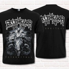 Camiseta Belphegor "Totenritual" (2017). Death Metal. Metal negro.