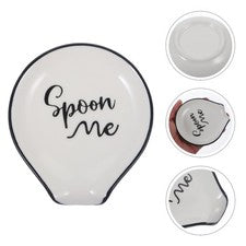 Soporte de cuchara Estante de cuchara Cocina para cocinar Accesorios de cocina de cerámica