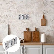 Letrero de pared interior decoración del hogar letreros decorativos para arte de cocina