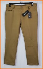 Pantalones de mezclilla de moda para hombre marca Break Rules nuevos con etiquetas - caqui - 40” x 31”