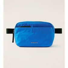 NUEVO CON ETIQUETAS Athleta All About BOLSO CINTURÓN Bolso Bandolera Pecho Riñonera Azul Ultramar
