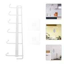 Estante para herramientas de cocina ganchos montados en la pared utensilio montado en la pared
