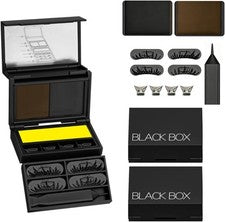 Kit de maquillaje de ojos portátil 3 en 1: sello de pestañas inferiores, marca de belleza yema, delineador de ojos