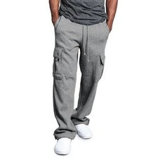 Pantalones deportivos G-Style USA para hombre de peso pesado polar cargo bolsillo.