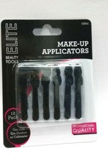 (Paquete de 2) Maquillaje 12/pk Aplicador Reutilizable Elite-Herramienta de Belleza = 24 Aplicadores