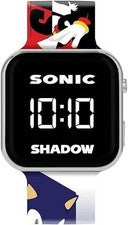 Peers Hardy - Reloj De Correa LED Unisex Niños - Estampado Sonic And Shadow