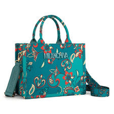 Bolso de hombro para mujer Milan Chiva # lona verde turquesa regalo de moda