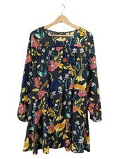 Vestido casual mujer ONLY negro estampado floral talla 36 S