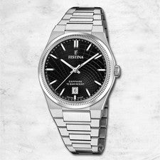 Festina Reloj de Hombre Hecho en Suiza Pulsera Acero Inoxidable Plata UF20051/6