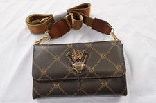 Bolso Bandolera Valentino Orlandi Para Mujer Estampado Gráfico AC2 Marrón Talla Única