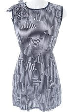 Glamorous Vestido Jersey Azul Oscuro-Blanco Rayas Mujer T. 38 Algodón