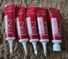 Champú L’Oréal Excellence 5 X 12 ml tamaño de viaje nuevo