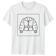 Puffer Jacket Moda Hombre Camiseta Mujer Camiseta Gráfico Unisex Top