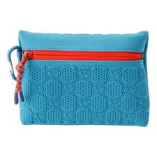 Bolso sin asas pequeño de goma azul neón Gucci GG 780263 nuevo