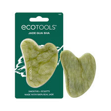 EcoTools Jade Facial Gua Sha Herramienta de Masaje y Cuidado de la Piel, 1 Unidad
