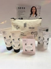 SEEN 6 piezas HairCare Set Champú-Acondicionador + Crema Profunda.Suero Mágico + Bolsa