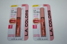 L.A. Brillo de labios hidratante colores C68644 *RECIÉN BESADO* Lote de 2 sellados