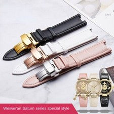 Correa de reloj de cuero genuino apta para Vivienne Westwood correas suaves y cómodas