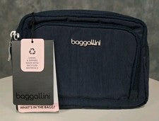 Bolso Bandolera Pequeño Baggallini Para Mujer Triple Cremallera - Azul TZW729B0576