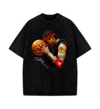 Camiseta Allen Iverson The Answer Sixers Años 90 Baloncesto Estilo Vintage Hombre
