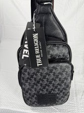 BOLSO BANDOLERA X-BODY TRUE RELIGION FARRO II NEGRO UNISEX NUEVO AUTÉNTICO