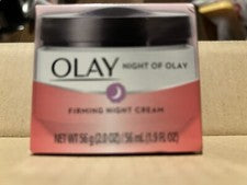 Crema hidratante facial reafirmante de noche para el cuidado de la piel Olay, 2 OZ