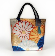 Bolso Obi Kimono 100 % Seda Único en su Clase - Cartera de Mano Artesana Japonesa Reciclada