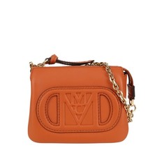 Bolso de mujer MCM bolso de transporte marrón cuero bolso de mano mini