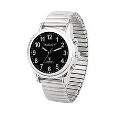 Reloj inalámbrico mujer parlante reloj de pulsera reloj de pulsera inalámbrico reloj para ciegos esfera negra