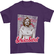 Camiseta Service Secret Fashion para hombre 100 % algodón