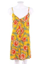 Mini Vestido PRIMARK Estampado de Flores Reino Unido 8 = D 34 Multicolor NUEVO