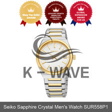 Reloj para hombre Seiko de cristal de zafiro SUR558P1 Express / genuino