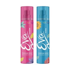Eva Aura & Charm Perfume de Larga Duración Sin Gas Spray Corporal | 120ml,Pack De 2