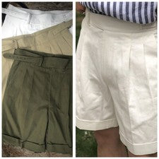 Pantalones Cortos de Algodón Gurkha Estilo Británico de Verano para Hombres Pantalones Sueltos de Carga S-5XL
