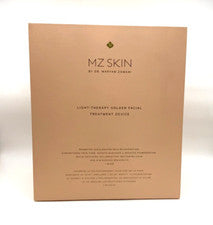 Dispositivo de cuidado de la piel MZ terapia de luz dorada tratamiento facial caja abierta