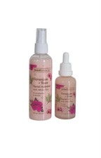 Global Beauty Care Geranio + Rosa Hidratante Facial y Juego de Aceite