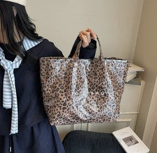 Bolso de hombro de leopardo de moda para mujer