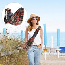 Mujer Estilo Tailandés Hippie Hobo Bolsos de Hombro Bandolera Grande Bolso Mensajero
