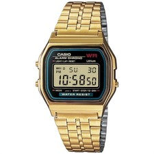 CASIO A159WGEA-1DF OROLOGIO UOMO DONNA ACCIAIO DIGITALE DORATO 33x36 SOTTOCOSTO