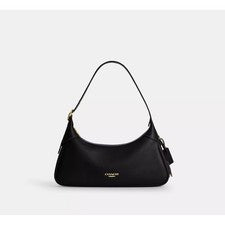 Bolso de hombro pequeño COACH Ella cuero napa negro CFK05 IMBLK auténtico nue...