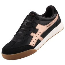 Zapatillas de mujer Skechers Zinger Metallic Roads negras 177500-BKRG