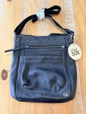 NUEVO Bolso de Mano The Sak Cuero Negro, Nuevo Con Etiquetas, Clásico, Tradicional